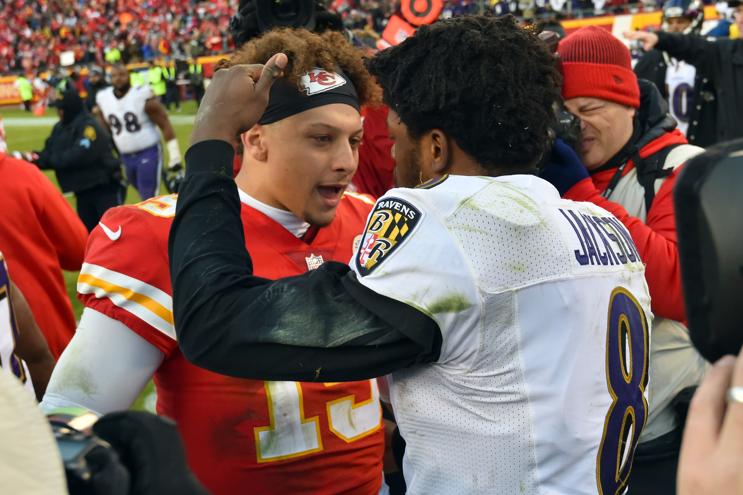 Mahomes and Jackson could face each other again next weekend. Mahomes and Jackson could face each other again next weekend.