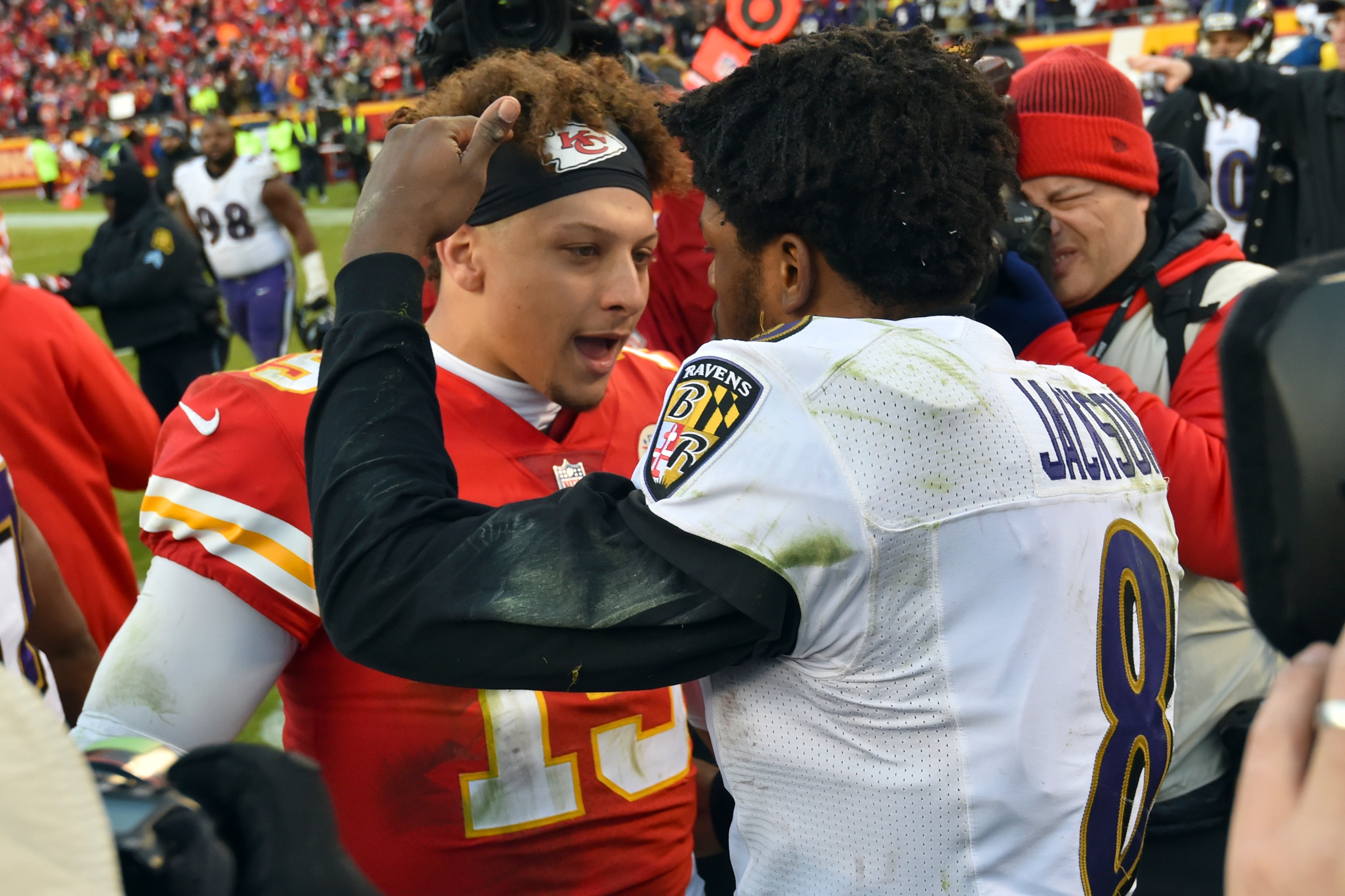 Mahomes and Jackson could face each other again next weekend. Mahomes and Jackson could face each other again next weekend.