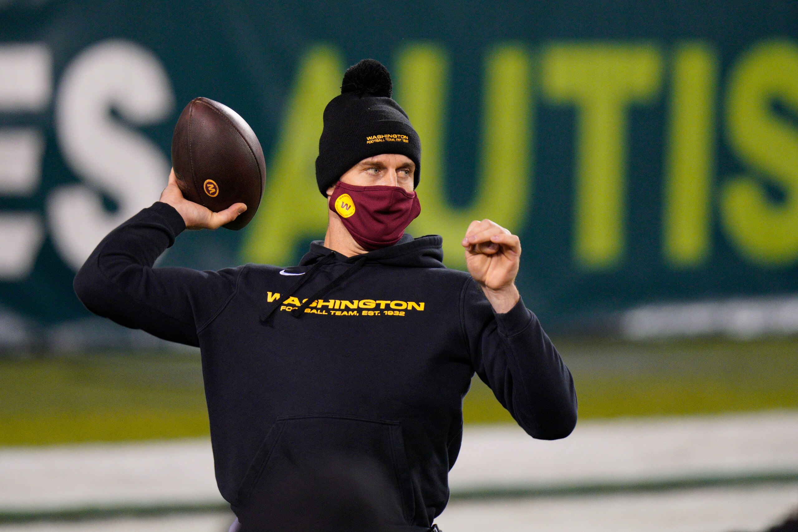 Washington Football Team quarterback Alex Smith