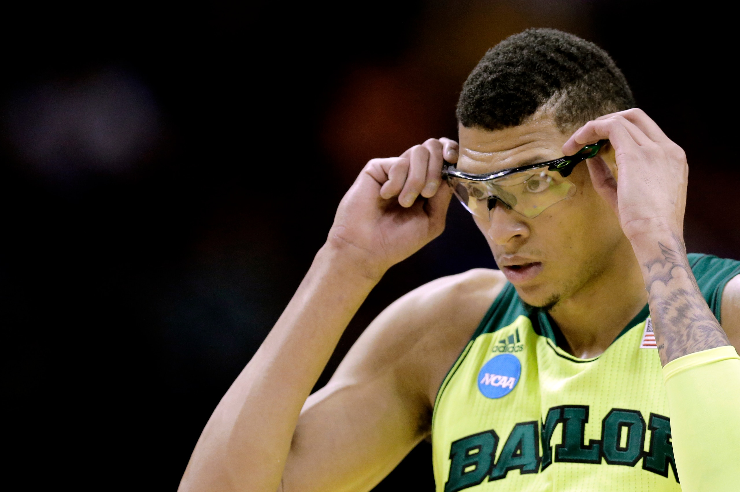 Before he caught the attention of NBA scouts at Baylor, Isaiah Austin happily deflected attention while playing for the Compton Magic.