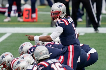 New England Patriots quarterback Cam Newton