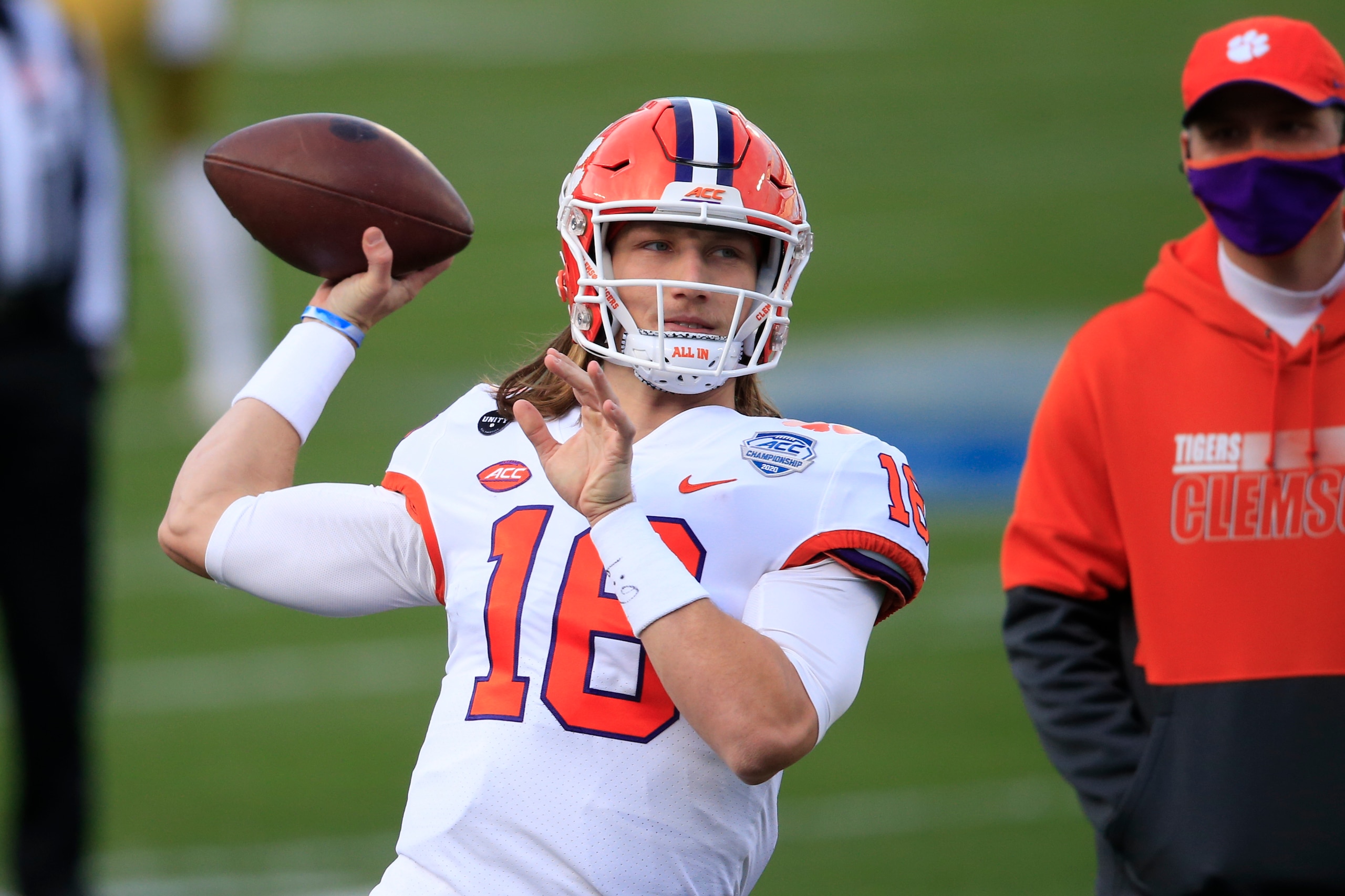 Presumptive No. 1 pick Trevor Lawrence. Presumptive No. 1 pick Trevor Lawrence.