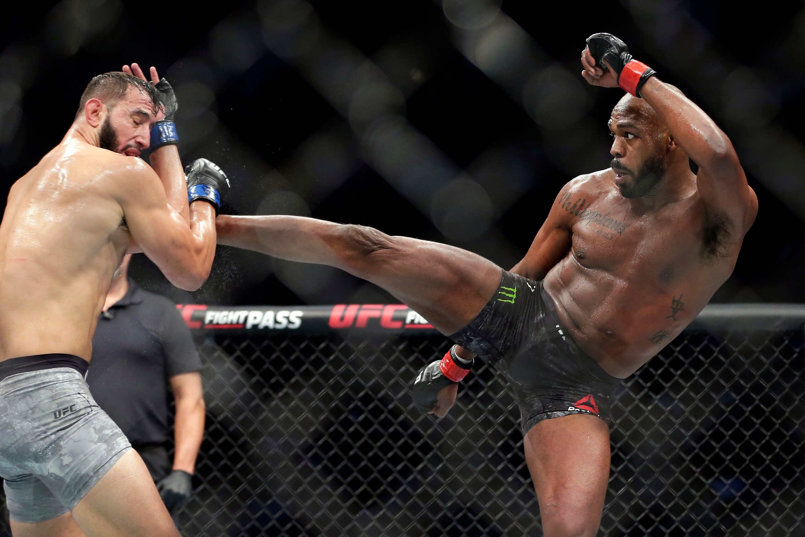 Jon Jones (right)