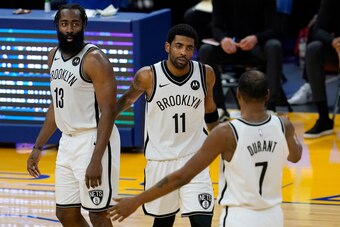 When healthy, Brooklyn's Durant-Harden-Irving trio has scored an absurd 122.4 points per 100 possessions, but in a very limited sample size.