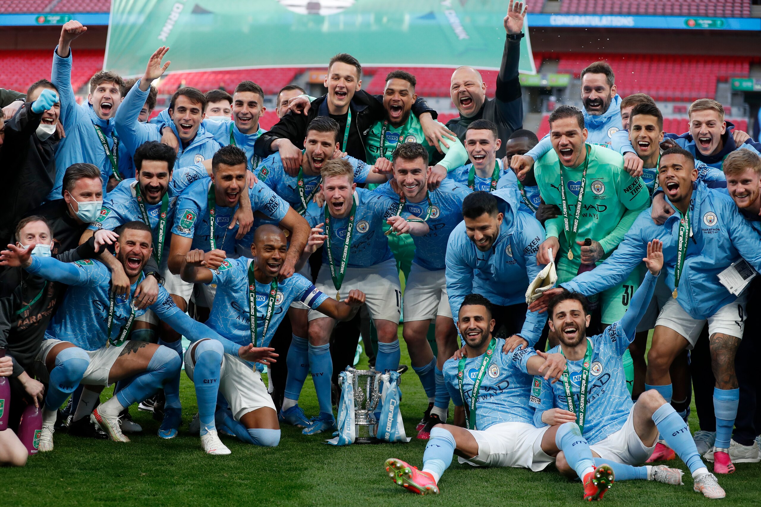 Yet another trophy for the Manchester City cabinet. Yet another trophy for the Manchester City cabinet.