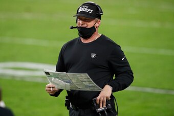 Las Vegas Raiders head coach Jon Gruden