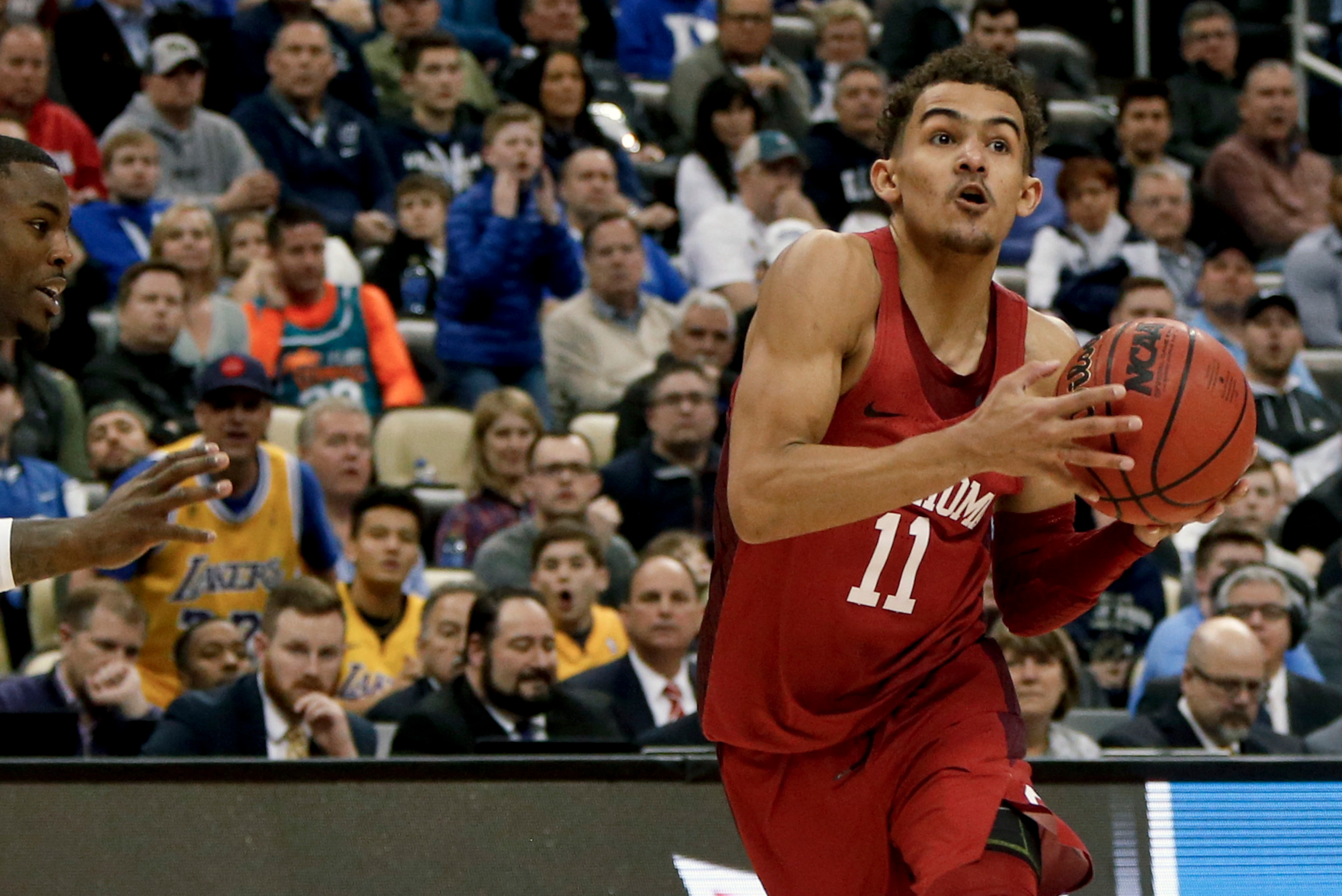 After choosing Oklahoma over other rival schools in the midwest, Trae Young would regularly hear the disrespect from opposing crowds.