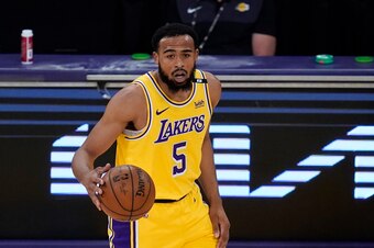 Talen Horton-Tucker, 20, could be the key swing piece in a Damian Lillard trade offering.