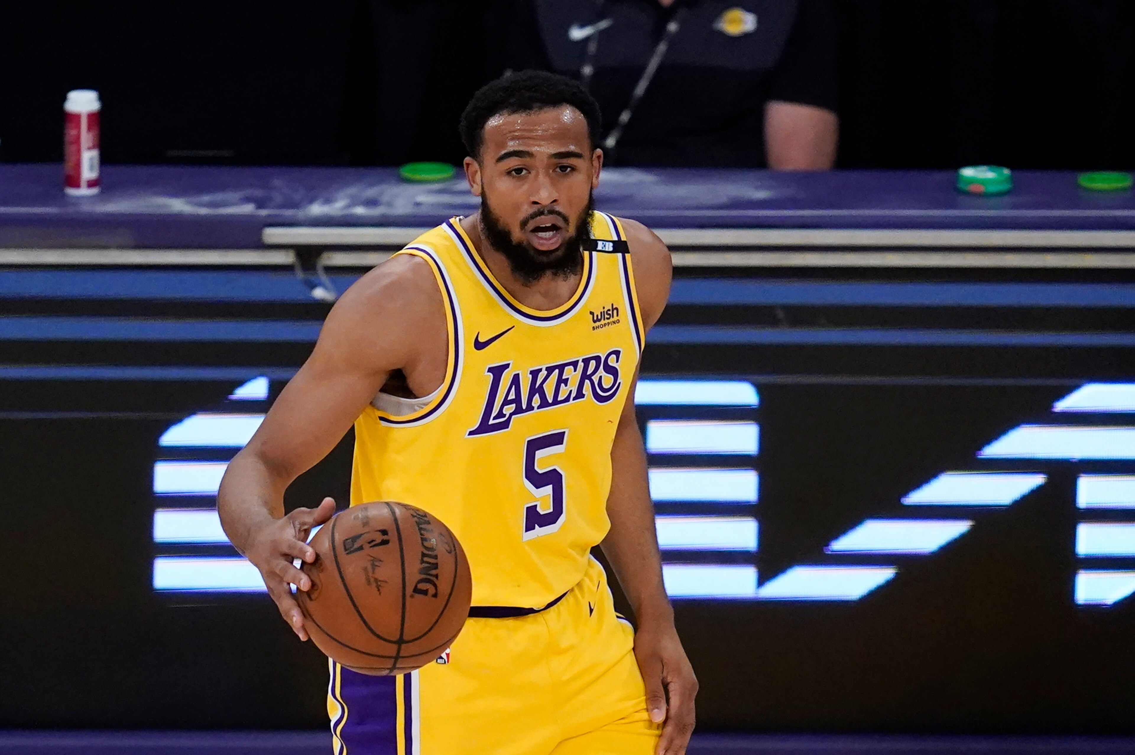 Talen Horton-Tucker, 20, could be the key swing piece in a Damian Lillard trade offering.