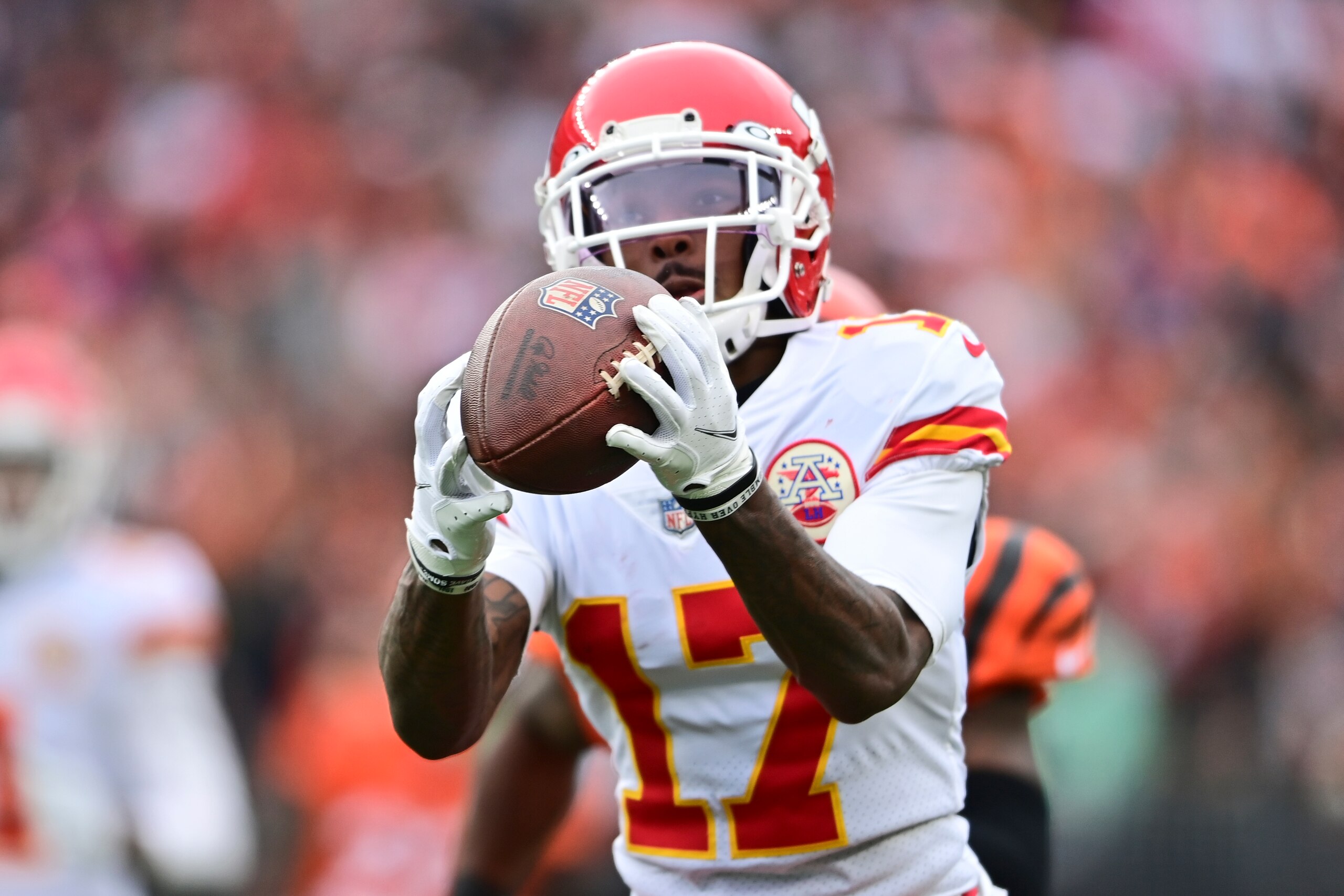 Chiefs wideout Mecole Hardman Chiefs wideout Mecole Hardman