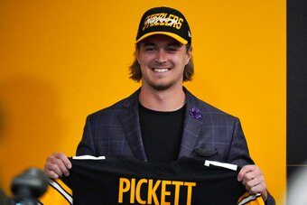 Kenny Pickett was the only QB taken in the top 70.
