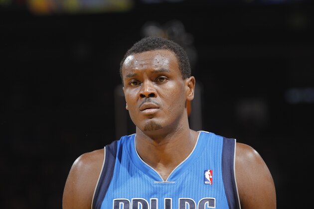 OAKLAND, CA - DECEMBER 11: Samuel Dalembert #1 of the Dallas Mavericks in a game against the Golden State Warriors on December 11, 2013 at Oracle Arena in Oakland, California. NOTE TO USER: User expressly acknowledges and agrees that, by downloading and or using this photograph, user is consenting to the terms and conditions of Getty Images License Agreement. Mandatory Copyright Notice: Copyright 2013 NBAE (Photo by Rocky Widner/NBAE via Getty Images)