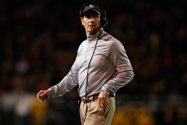 Nov 7, 2013; Waco, TX, USA; Baylor Bears head coach Art Briles on the sidelines during the game against the Oklahoma Sooners  at Floyd Casey Stadium. Baylor beat Oklahoma 41-12. Mandatory Credit: Tim Heitman-USA TODAY Sports