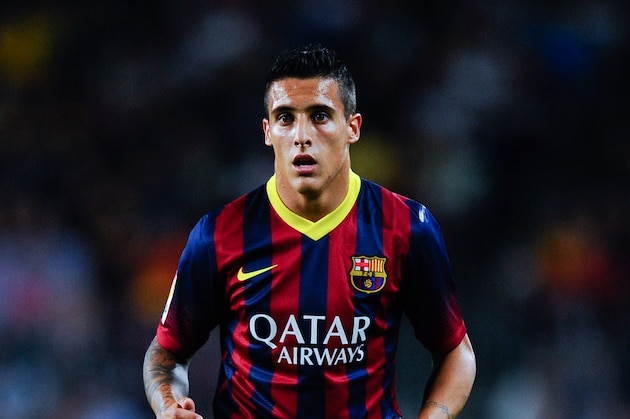 BARCELONA, SPAIN - OCTOBER 05: Cristian Tello of FC Barcelona looks on during the La Liga match between FC Barcelona and Real Valladolid CF at Camp Nou on October 5, 2013 in Barcelona, Spain. (Photo by David Ramos/Getty Images) BARCELONA, SPAIN - OCTOBER 05: Cristian Tello of FC Barcelona looks on during the La Liga match between FC Barcelona and Real Valladolid CF at Camp Nou on October 5, 2013 in Barcelona, Spain. (Photo by David Ramos/Getty Images)