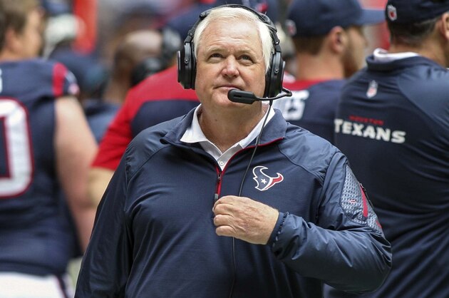 Dec 22, 2013; Houston, TX, USA; Houston Texans interim head coach Wade Phillips walks on the sideline during the first quarter against the Denver Broncos at Reliant Stadium. Mandatory Credit: Troy Taormina-USA TODAY Sports
