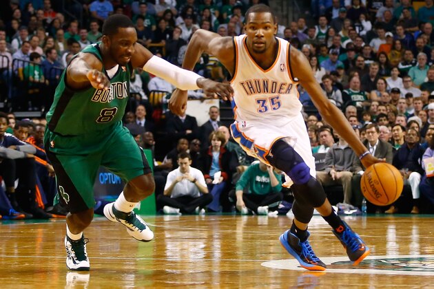 BOSTON, MA - NOVEMBER 23: Kevin Durant
