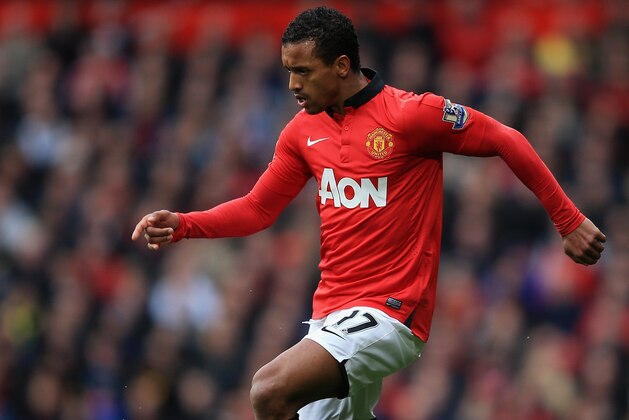 MANCHESTER, ENGLAND - DECEMBER 07:  Nani of Manchester United during the Barlcays Premier league match between Manchester United and Newcastle United at Old Trafford on December 7, 2013 in Manchester, England.  (Photo by Richard Heathcote/Getty Images)
