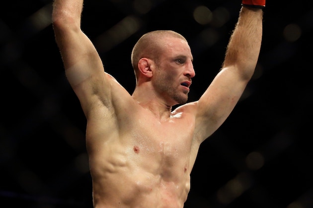 SINGAPORE - JANUARY 04: Tarec Saffiedine reacts at the end of his fight with Lim Hyun Gyu during the UFC Fight Night Singapore welterweight bout at Marina Bay Sands on January 4, 2014 in Singapore. (Photo by Suhaimi Abdullah/Getty Images) SINGAPORE - JANUARY 04: Tarec Saffiedine reacts at the end of his fight with Lim Hyun Gyu during the UFC Fight Night Singapore welterweight bout at Marina Bay Sands on January 4, 2014 in Singapore. (Photo by Suhaimi Abdullah/Getty Images)