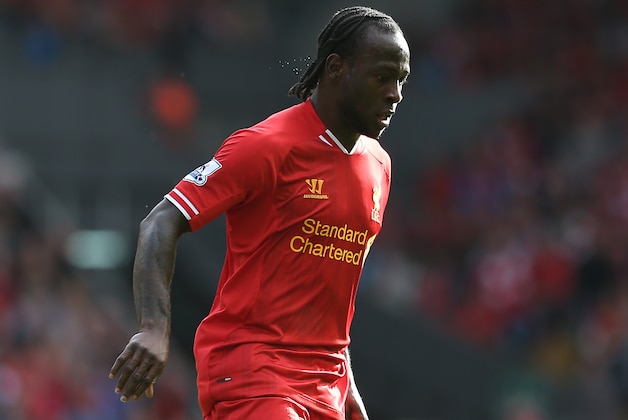 LIVERPOOL, ENGLAND - OCTOBER 05: Victor Moses of Liverpool in action during the Barclays Premier League match between Liverpool and Crystal Palace at Anfield on October 5, 2013 in Liverpool, England. (Photo by Clive Brunskill/Getty Images) LIVERPOOL, ENGLAND - OCTOBER 05: Victor Moses of Liverpool in action during the Barclays Premier League match between Liverpool and Crystal Palace at Anfield on October 5, 2013 in Liverpool, England. (Photo by Clive Brunskill/Getty Images)
