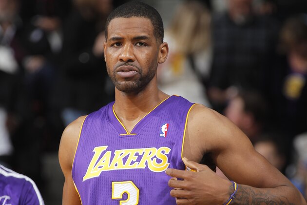 SACRAMENTO, CA - DECEMBER 6: Shawne Williams #3 of the Los Angeles Lakers in a game against the Sacramento Kings on December 6, 2013 at Sleep Train Arena in Sacramento, California. NOTE TO USER: User expressly acknowledges and agrees that, by downloading and or using this photograph, User is consenting to the terms and conditions of the Getty Images Agreement. Mandatory Copyright Notice: Copyright 2013 NBAE (Photo by Rocky Widner/NBAE via Getty Images)
