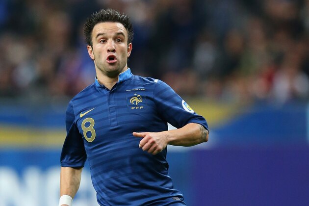 PARIS, FRANCE - OCTOBER 15:  Mathieu Valbuena of France in action during the FIFA 2014 World Cup Qualifying Group I match between France and Finland at the Stade de France on October 15, 2013 in Paris, France.  (Photo by Julian Finney/Getty Images)