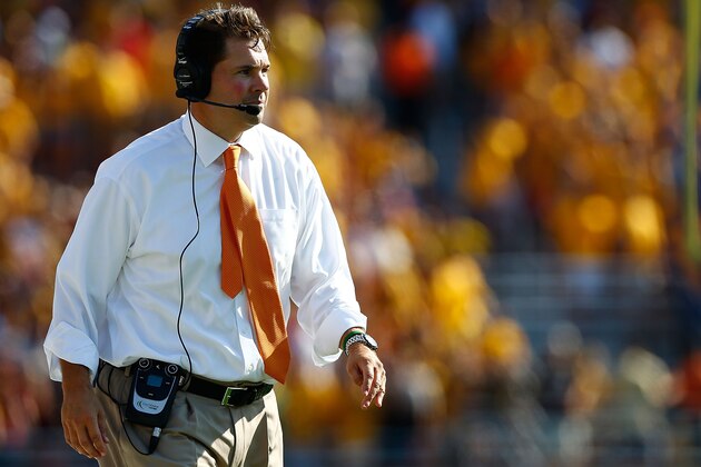CHESTNUT HILL, MA - SEPTEMBER 01: Head coach Al Golden of the Miami Hurricanes calls out to his team against the Boston College Eagles during the game on September 1, 2012 at Alumni Stadium in Chestnut Hill, Massachusetts. (Photo by Jared Wickerham/Getty Images) CHESTNUT HILL, MA - SEPTEMBER 01: Head coach Al Golden of the Miami Hurricanes calls out to his team against the Boston College Eagles during the game on September 1, 2012 at Alumni Stadium in Chestnut Hill, Massachusetts. (Photo by Jared Wickerham/Getty Images)