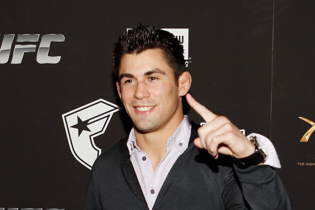 LAS VEGAS - FEBRUARY 15:  UFC fighter Dominick Cruz arrives at UFC, Famous Stars and Straps and New Era's 'The Magic Party' at XS the nightclub on February 15, 2011 in Las Vegas, Nevada.  (Photo by Isaac Brekken/Getty Images)