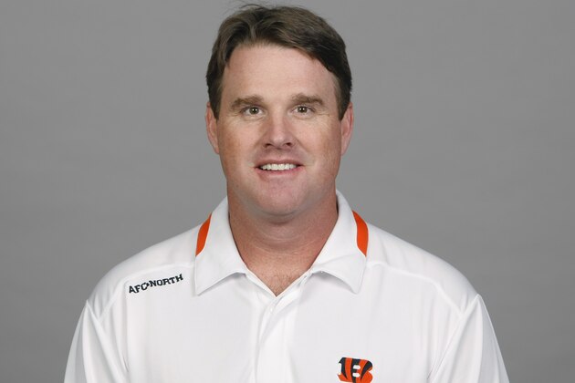 CINCINNATI, OH - CIRCA 2011: In this handout image provided by the NFL, Jay Gruden of the Cincinnati Bengals poses for his NFL headshot circa 2011 in Cincinnati, Ohio. (Photo by NFL via Getty Images) CINCINNATI, OH - CIRCA 2011: In this handout image provided by the NFL, Jay Gruden of the Cincinnati Bengals poses for his NFL headshot circa 2011 in Cincinnati, Ohio. (Photo by NFL via Getty Images)