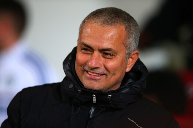 LONDON, ENGLAND - NOVEMBER 23: Jose Mourinho manager of Chelsea smiles during the Barclays Premier League match between West Ham United and Chelsea at Boleyn Ground on November 23, 2013 in London, England. (Photo by Bryn Lennon/Getty Images) LONDON, ENGLAND - NOVEMBER 23: Jose Mourinho manager of Chelsea smiles during the Barclays Premier League match between West Ham United and Chelsea at Boleyn Ground on November 23, 2013 in London, England. (Photo by Bryn Lennon/Getty Images)