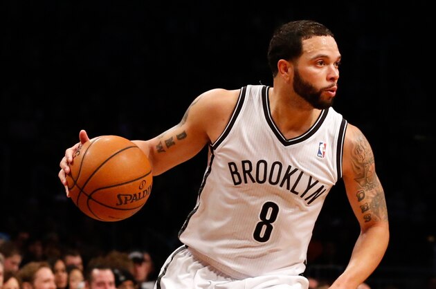 Jan 4, 2014; Brooklyn, NY, USA; Brooklyn Nets point guard Deron Williams (8) drives the lane during the third quarter against the Cleveland Cavaliers at Barclays Center. Brooklyn Nets won 89-82. Mandatory Credit: Anthony Gruppuso-USA TODAY Sports Jan 4, 2014; Brooklyn, NY, USA; Brooklyn Nets point guard Deron Williams (8) drives the lane during the third quarter against the Cleveland Cavaliers at Barclays Center. Brooklyn Nets won 89-82. Mandatory Credit: Anthony Gruppuso-USA TODAY Sports