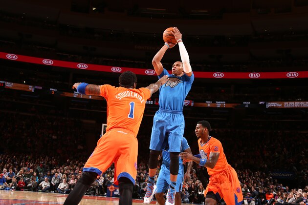 NEW YORK, NY - DECEMBER 25: Russell Westbrook