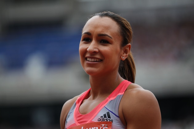 LONDON, ENGLAND - JULY 27:  Jessica Ennis-Hill of Great Britain looks on as she waits to jump in the Women's Long Jump during day two of the Sainsbury's Anniversary Games - IAAF Diamond League 2013 at The Queen Elizabeth Olympic Park on July 27, 2013 in London, England.  (Photo by Harry Engels/Getty Images)