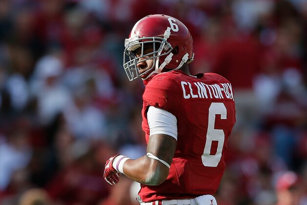 TUSCALOOSA, AL - OCTOBER 26:  Ha Ha Clinton-Dix #6 of the Alabama Crimson Tide against the Tennessee Volunteers at Bryant-Denny Stadium on October 26, 2013 in Tuscaloosa, Alabama.  (Photo by Kevin C. Cox/Getty Images)