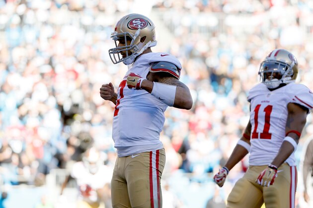 CHARLOTTE, NC - JANUARY 12: Colin Kaepernick