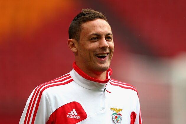 AMSTERDAM, NETHERLANDS - MAY 14:  Nemanja Matic of Benfica looks on during an SL Benfica training session ahead of the UEFA Europa League Final match against Chelsea at the Amsterdam Arena on May 14, 2013 in Amsterdam, Netherlands.  (Photo by Michael Steele/Getty Images)