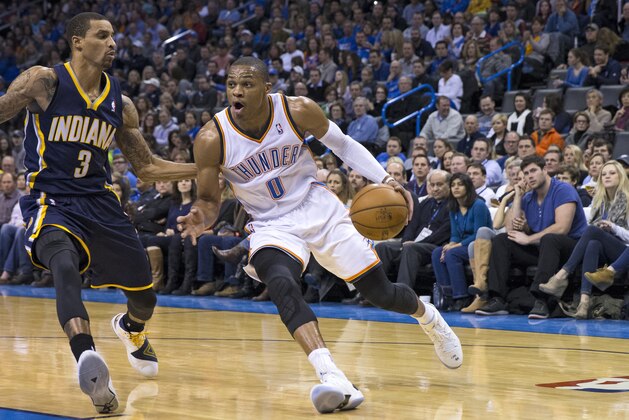 OKLAHOMA CITY, OK - DECEMBER 8:  Russell Westbrook