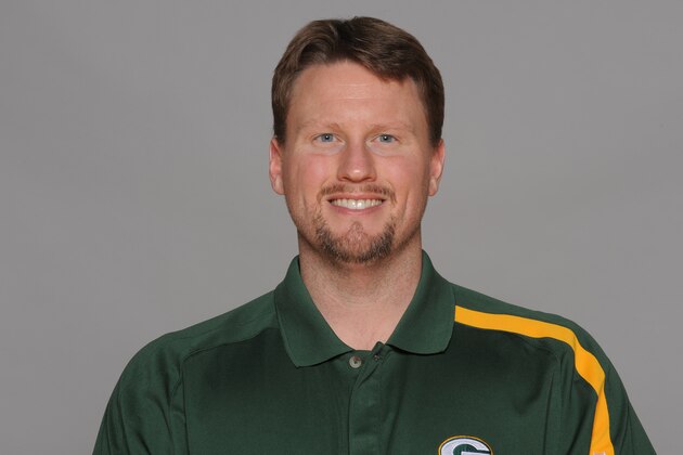 GREEN BAY, WI - CIRCA 2011: In this handout image provided by the NFL,  Ben McAdoo of the Green Bay Packers poses for his NFL headshot circa 2011 in Green Bay, Wisconsin.  (Photo by NFL via Getty Images)