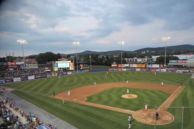 July 11, 2012; Reading, PA USA; General view of FirstEnergy Stadium during the 2012 Eastern League AA All-Star game. Mandatory Credit: Eric Hartline-USA TODAY Sports