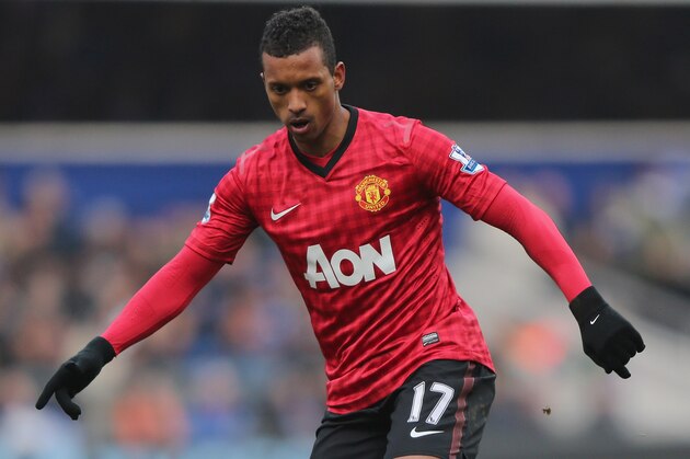 LONDON, ENGLAND - FEBRUARY 23:  Nani of Manchester United  during the Barclays Premier League match between Queens Park Rangers and Manchester United at Loftus Road on February 23, 2013 in London, England.  (Photo by Ian Walton/Getty Images)