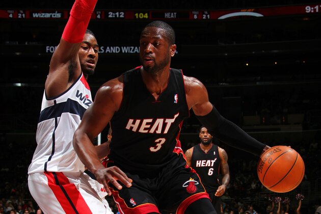 WASHINGTON, DC - FEBRUARY 10: Dwyane Wade