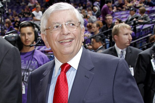 SACRAMENTO, CA - OCTOBER 30: NBA Commissioner David Stern attends the opening game between the Denver Nuggets and Sacramento Kings on October 30, 2013 at Sleep Train Arena in Sacramento, California. NOTE TO USER: User expressly acknowledges and agrees that, by downloading and or using this photograph, User is consenting to the terms and conditions of the Getty Images Agreement. Mandatory Copyright Notice: Copyright 2013 NBAE (Photo by Rocky Widner/NBAE via Getty Images) SACRAMENTO, CA - OCTOBER 30: NBA Commissioner David Stern attends the opening game between the Denver Nuggets and Sacramento Kings on October 30, 2013 at Sleep Train Arena in Sacramento, California. NOTE TO USER: User expressly acknowledges and agrees that, by downloading and or using this photograph, User is consenting to the terms and conditions of the Getty Images Agreement. Mandatory Copyright Notice: Copyright 2013 NBAE (Photo by Rocky Widner/NBAE via Getty Images)