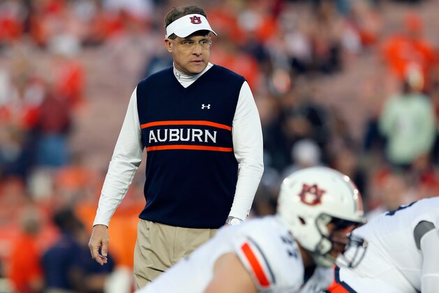 Auburn's Gus Malzahn Wins the Paul 'Bear' Bryant Coach of the Year Award
