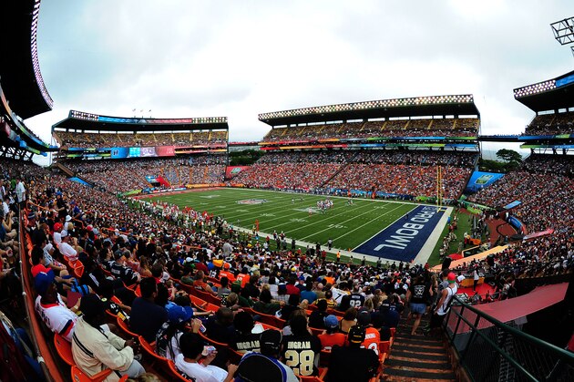HONOLULU, HI - JANUARY 27: A general view of Aloha Stadium during the 2013 Pro Bowl between the American Football Conference and National Football Conference on January 27, 2013 in Honolulu, Hawaii  (Photo by Scott Cunningham/Getty Images)
