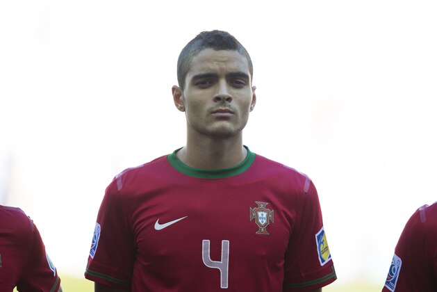 Portugal's Tiago Ilori before the Under-20 World Cup Group B soccer match between Portugal and Cuba in Kayseri, Turkey, Thursday, June 27, 2013. (AP Photo/Gero Breloer)