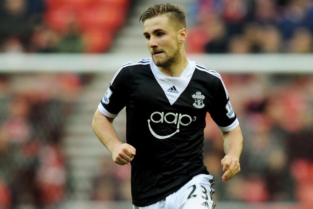 SUNDERLAND, ENGLAND - JANUARY 18:  Luke Shaw of Southampton in action during the Barclays Premier League match between Sunderland and Southampton at Stadium of Light on January 18, 2014 in Sunderland, England.  (Photo by Chris Brunskill/Getty Images)