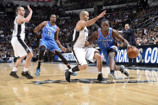 SAN ANTONIO, TX - January 22: Reggie Jackson SAN ANTONIO, TX - January 22: Reggie Jackson