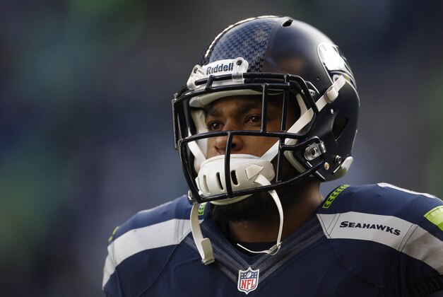 Jan 11, 2014; Seattle, WA, USA; Seattle Seahawks wide receiver Percy Harvin (11) warms up before the 2013 NFC divisional playoff football game against the New Orleans Saints at CenturyLink Field. Mandatory Credit: Joe Nicholson-USA TODAY Sports