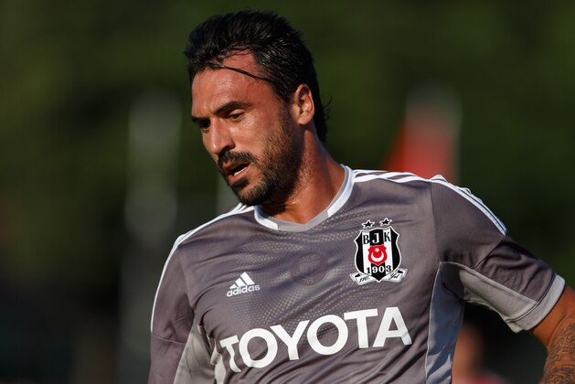 VILLACH, AUSTRIA - JULY 27:  Hugo Almeida of Besiktas running during the pre-season friendly match between Southampton FC and Besiktas Istanbul at Stadion Villach on July 27, 2013 in Villach, Austria.  (Photo by Sebastian Patter/Getty Images)