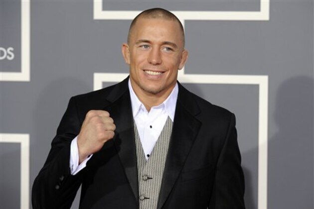 Georges St. Pierre arrives at the 51st Annual Grammy Awards on Sunday, Feb. 8, 2009, in Los Angeles. (AP Photo/Chris Pizzello) Georges St. Pierre arrives at the 51st Annual Grammy Awards on Sunday, Feb. 8, 2009, in Los Angeles. (AP Photo/Chris Pizzello)