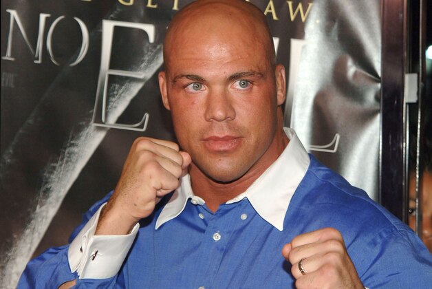 Kurt Angle, WWE Smackdown Superstar during 'See No Evil' Premiere - Arrivals in Los Angeles, California, United States. (Photo by J.Sciulli/WireImage for LIONSGATE)